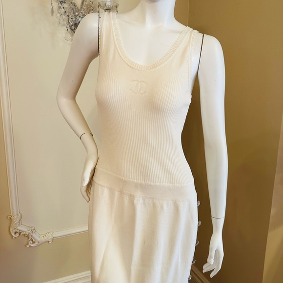CHANEL CC LOGO DRESS SIZE 40 - Picture 13 of 16